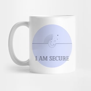 Affirmation Collection - I Am Secure (Blue) Mug